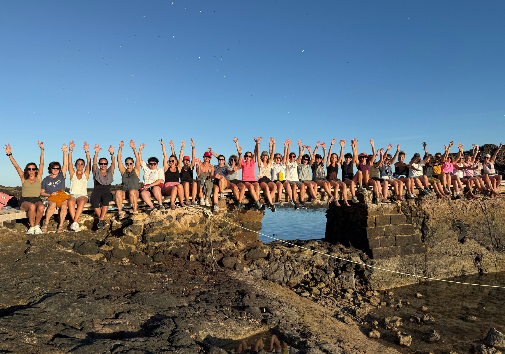 Foto de grupo Lorena Carnevali en Isla de Lobos
